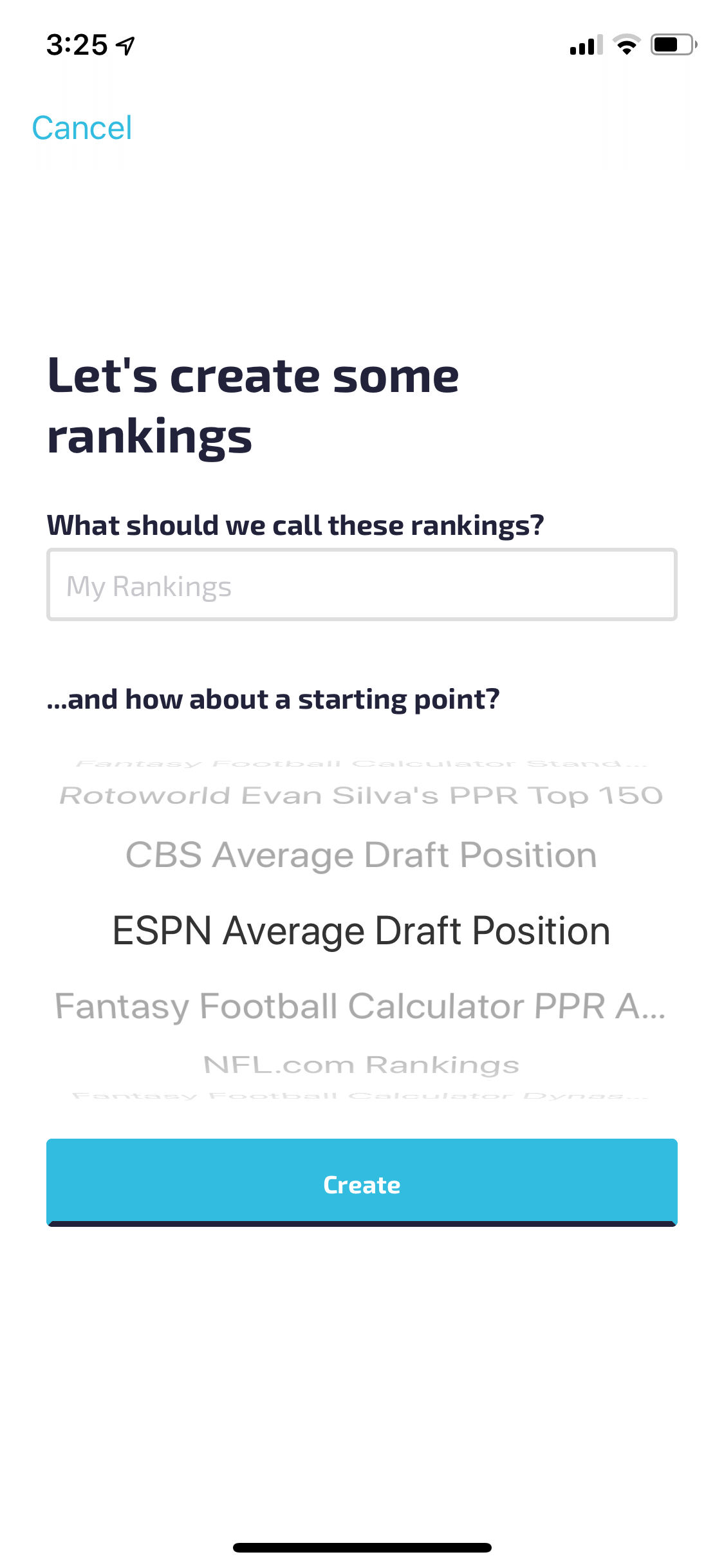 Download the app and start building your rankings to prepare for draft day